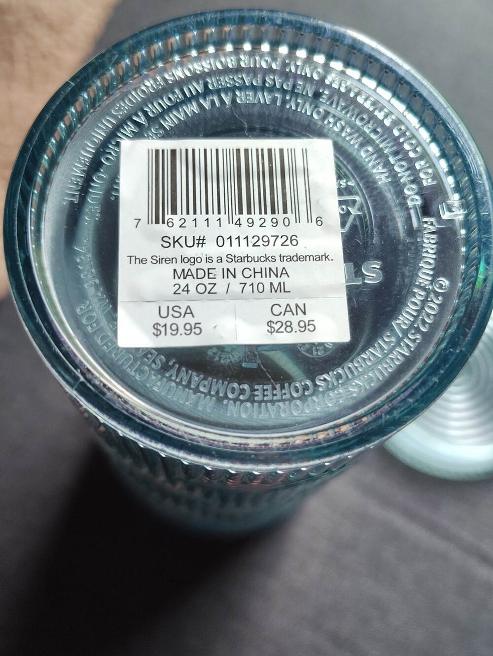 Starbucks 2022 Spring Mermaid Scale Venti Cup - Picture 6 of 6